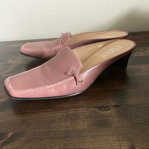Franco Sarto Dusty Pink Mules Size 9